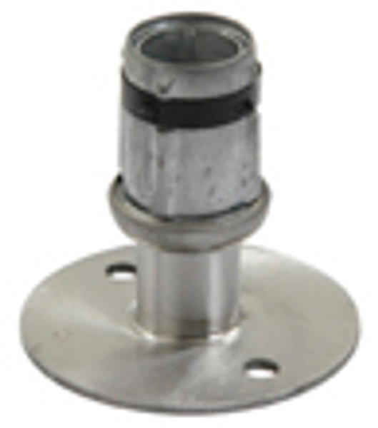 Flanged Bullet Feet Bolt to Floor: Replacement Part For Eagle "EA" Gowning Benches, 304 Stainless Steel, EA-313835