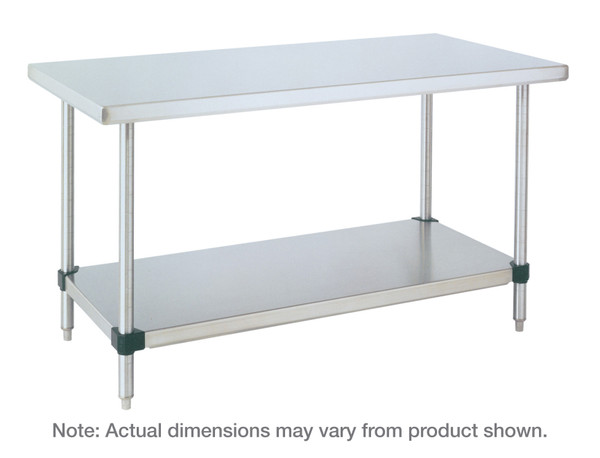 Stainless Steel Work Tables, 316 Stainless Steel Top, Lower Shelf, IM-WT-FS-316T