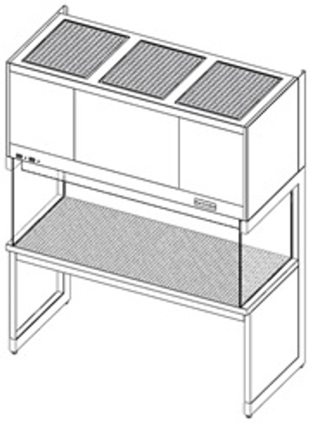 Laminar Flow Clean Benches, Vertical Flow, Attached Perforated Table, CAP-412-WT