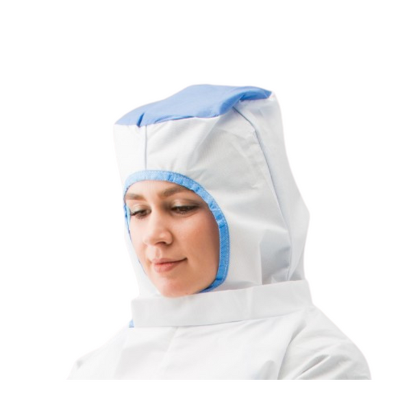 Sterile Open Face Hoods:. Microporous, Cleanroom ISO 5, 100/Case, Large/XL, VA-1700P-H-UC-S-17035