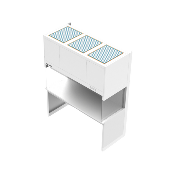 Vertical Flow Clean Benches: Attached Laminate Table Top, Mode WO, CAP-412-Mode'WO'