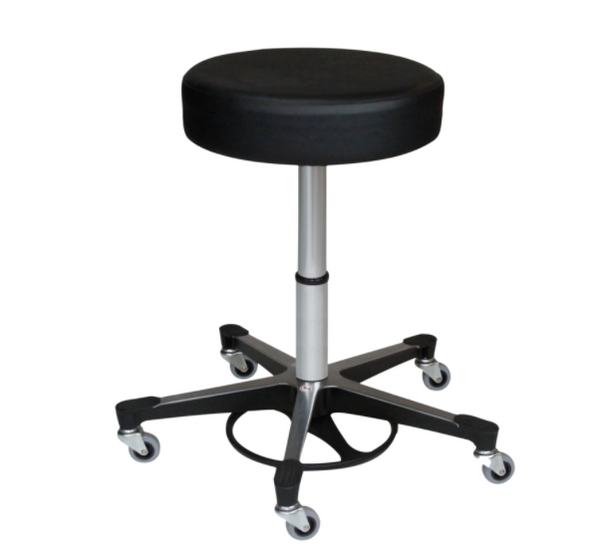 Lab Stools: 5 Legged Aluminum Base, Height: 20 1/2"- 26",  BL-1113