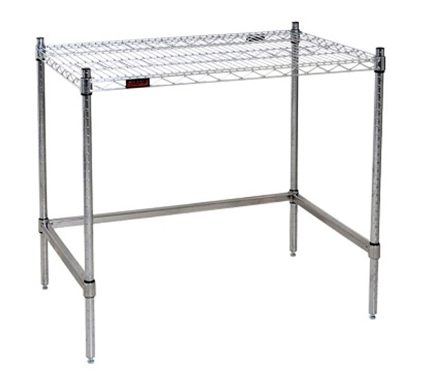 Economy Tables:. Eagle Tables, Stainless Steel Wire Top &amp; Stainless Steel Base, EA-WSS