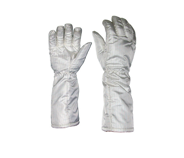 Heat Resistant Gloves:. Nomex Material, ESD Static Safe, 300° C or 570° F, 16"Long, S-XL, TT-FG-3900