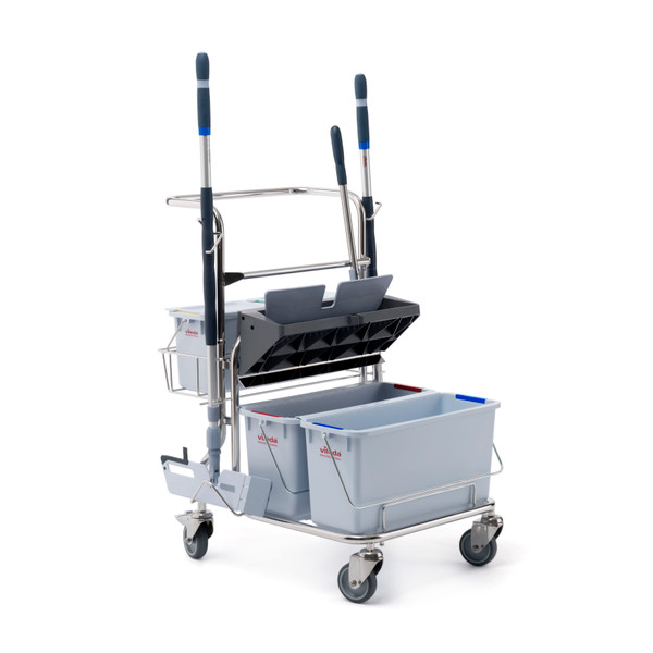 Double Bucket Trolley System:: Electropolished Stainless Steel, RM-141926