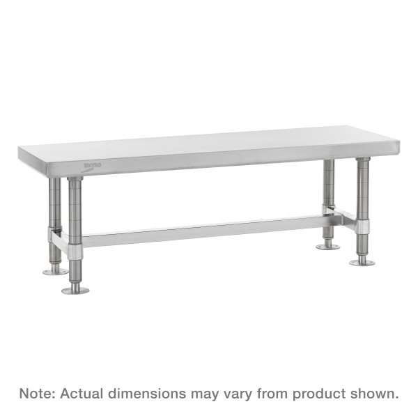 Gowning Benches, 304 Stainless Steel Top, 18"H, IM-GBS