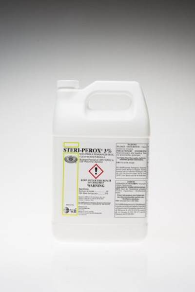 STERI-PEROX:. Hydrogen Peroxide, 3%, Gallons, Non-Sterile, 4 Gallons/Case, VA-SPER-01-3%