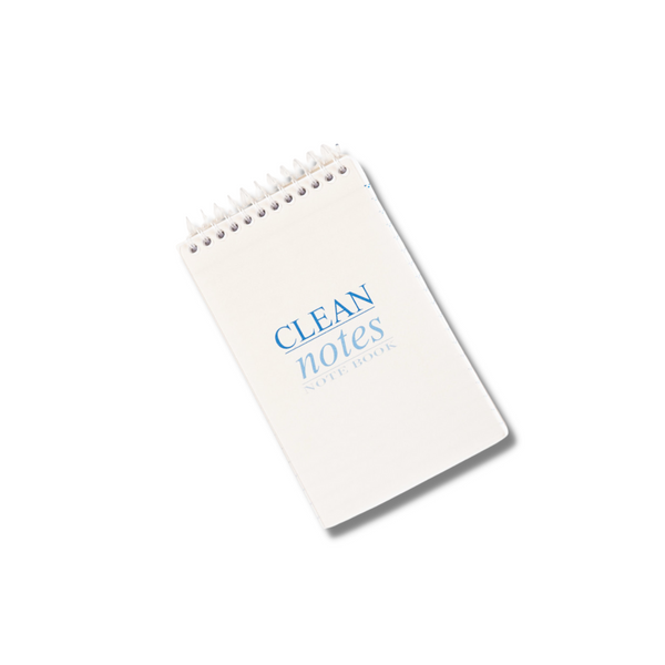 Cleanroom Notebooks:. 8.5" x 11", Spiral, College Ruled, Individually Packaged, Priced Per Each, PU-PNBCI8.5x112210-L