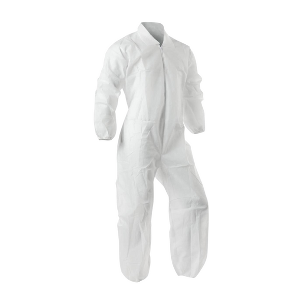 Disposable Cleanroom Coveralls, Microporous Material, Elastic Wrists/Ankles, 25/Case, S-4XL, AP-CV-64022