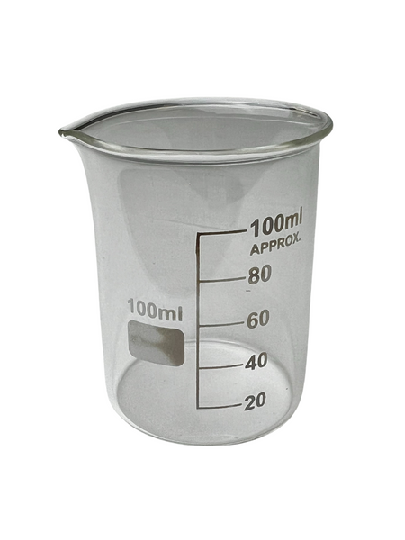 Measuring Beakers; Pyrex Glass, 100 ml, 12/Pack, QS-29952