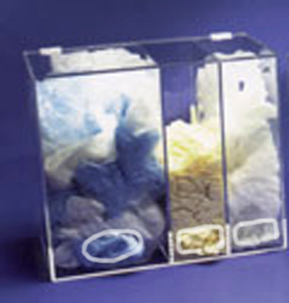 All-Purpose Dispensers, 3 Compartments, 20"W x 18"H x 12"D, AK-1479