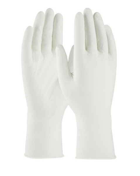 Cleanroom Nitrile Gloves, 12" Length, ISO 5 Class 100, Finger Textured Grip, White, 100/Bag-10 Bags/Case, PI-333000