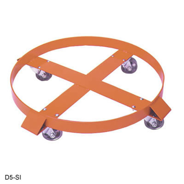 Drum Dolly; Steel, Hard Rubber Casters, 85 Gallon, WE-240089