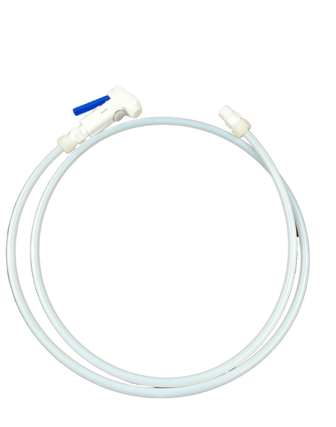 DI Water Spray Gun Assembly, PTFE Tubing, PTFE  Gun, 1/2" FNPT Inlet Thread, 8'Long Tubing, TA-SG-803