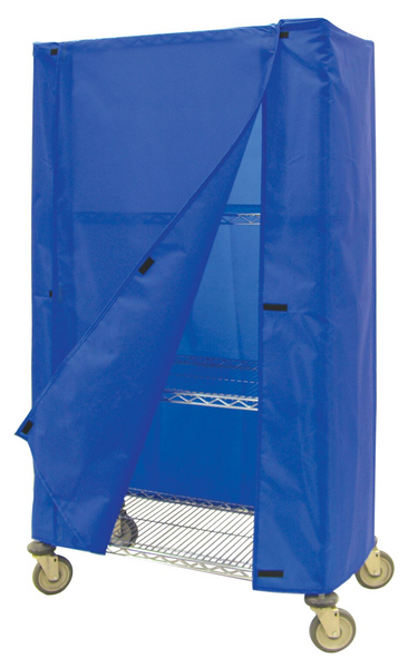 Cart Covers, Nylon, Velcro Tabs, Blue or White, Multiple Sizes, AR-NV