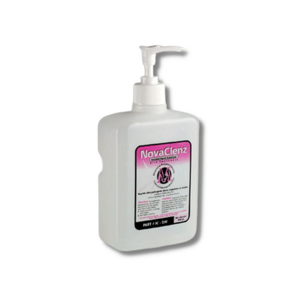 Hand Sanitizers:: Waterless, NovaClenz, 6 Bottles/Case, 500 ml, MN-IC-210