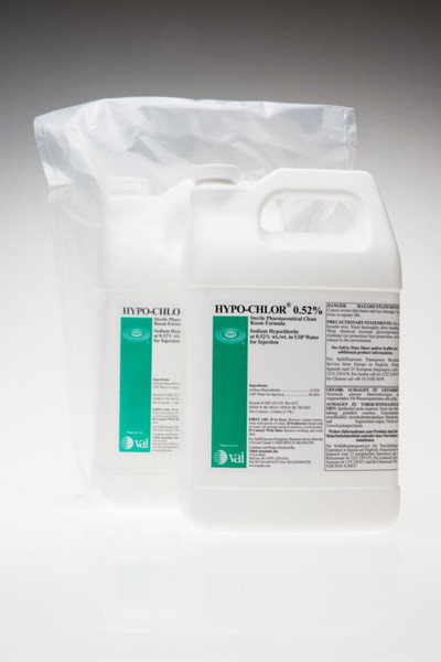 HYPO-CHLOR, Sodium Hypochlorite, 0.52%, Gallon, Sterile, VA-SHC-02-0.52