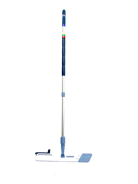 Vileda Clean Tech Mop Kit: Includes (1) Aluminum Extendable Handle, (1) Swep Duo Frame with Limiter, (10) Laminated Microfiber Mops, RM-MKIT3