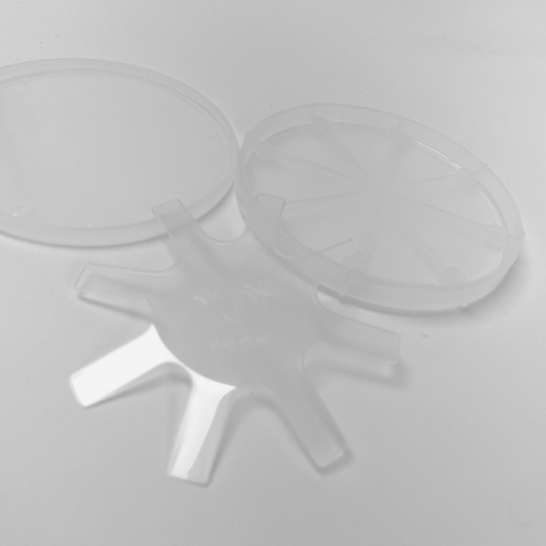 Coin Wafer Shippers:: Fits 3" (76mm) Wafer, Translucent Polypropylene, Sold in Pack of 10, RT-eWB0022-ASSY-1