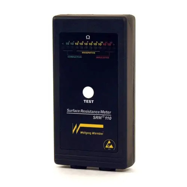 Pocket Digital Surface Resistance Test Kits: Warmbier SRM110, Built-in Resistivity Probes, Carrying Case, TT-SRM110