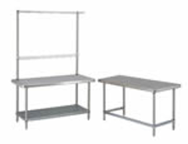 Stainless Steel Work Stations, Metro Tables, Stainless Steel Posts &amp; Frame, 30" x 60" x 34"H, IM-WTC306US: