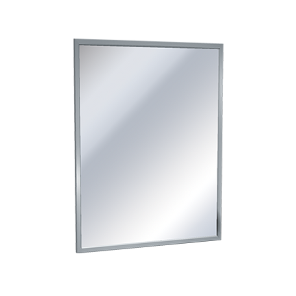 Cleanroom Mirrors, Stainless Steel Frame, Mitered Corners, 18x24, AS-0620-1824