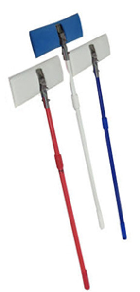 Mop Frame &amp; Adjustable Handles,: Perfex TruClean, Fixed Position, Stainless/Polyester, Adj 34" to 62",  PF-22-39-57