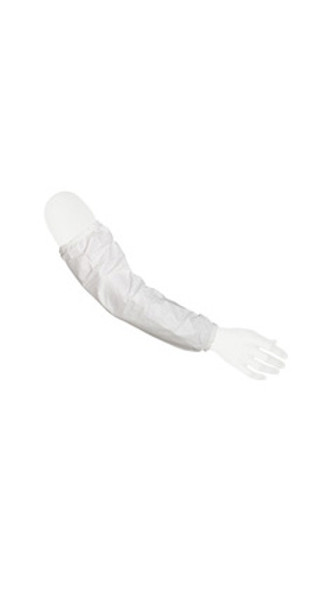 DuPont Tyvek Sleeves: 18"L, Bound Seams, Cleanroom, Bulk Packed, Universal, 50 Pairs/Case, DU-IC501BWH0001000B