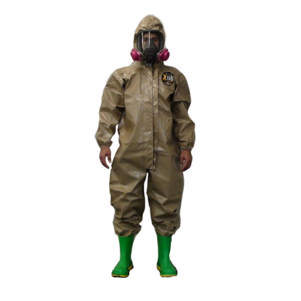 Chemical Suits - Kappler Zytron 300 Suits:. Broader Holdout, Coverall, Hood/Boots, Elastic Wrist, KA-Z3H414