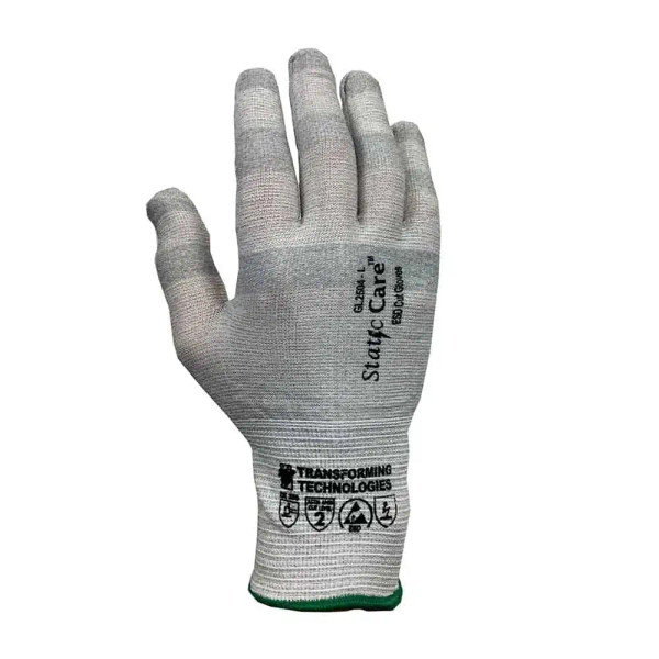 ESD Cut Resistant Gloves:. Uncoated, XS-2XL, TEC-GL2500