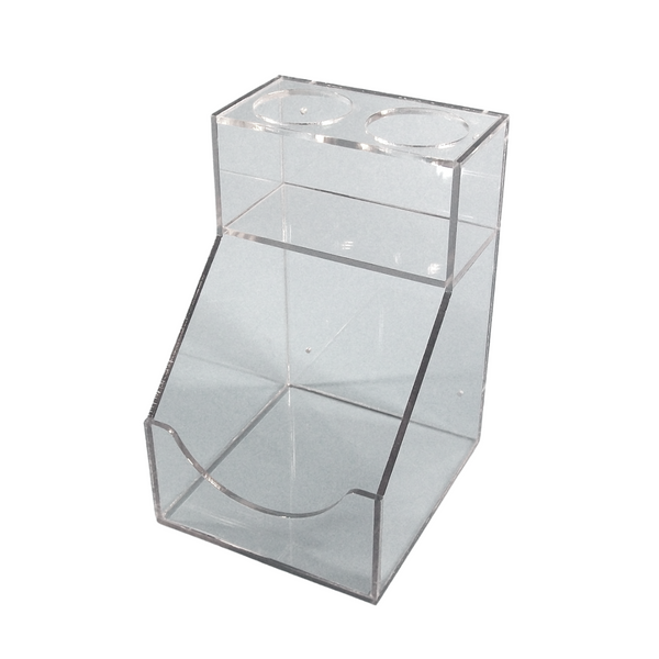 Wall Mountable Dispensers, Holds Wipes &amp; 2 Bottles, 10"W x 13"H x 10"D, SC-BWD-9500-PETG