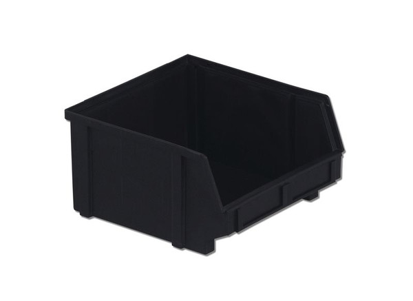 ESD Parts Bins: Conductive, Black, 9.3"Lx 8.8"Wx 5.0"H, 8/Case, Price Per Case, LB-PB31-FXL