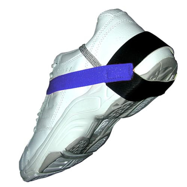 Heel Grounders:. Velcro Closure Strap, 1 Meg Resistor, Blue, TT-HG1360-BL