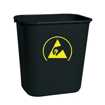 ESD Trash Bins and Trash Can Liners